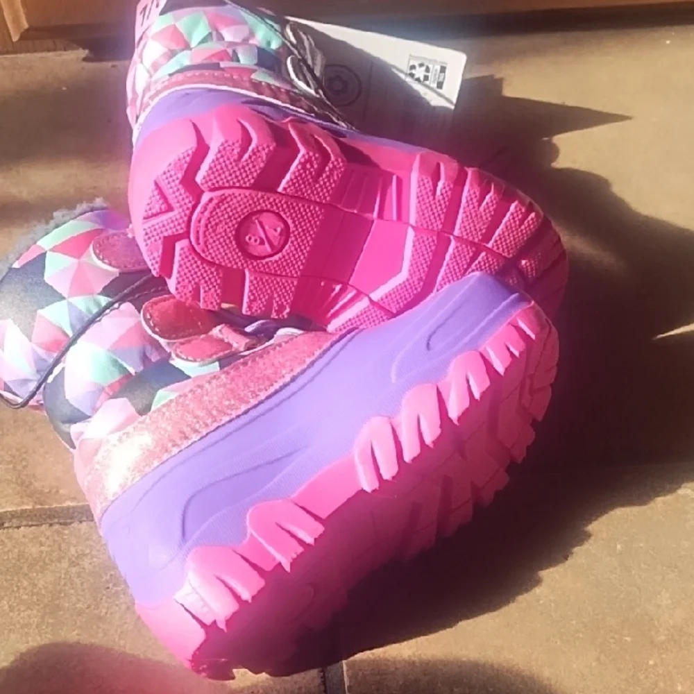 # 0111 Colorful Kids Snow Boots